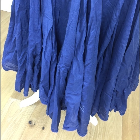 Charles Nolan Cotton Gathered Midi Swing Skirt - Picture 4 of 6